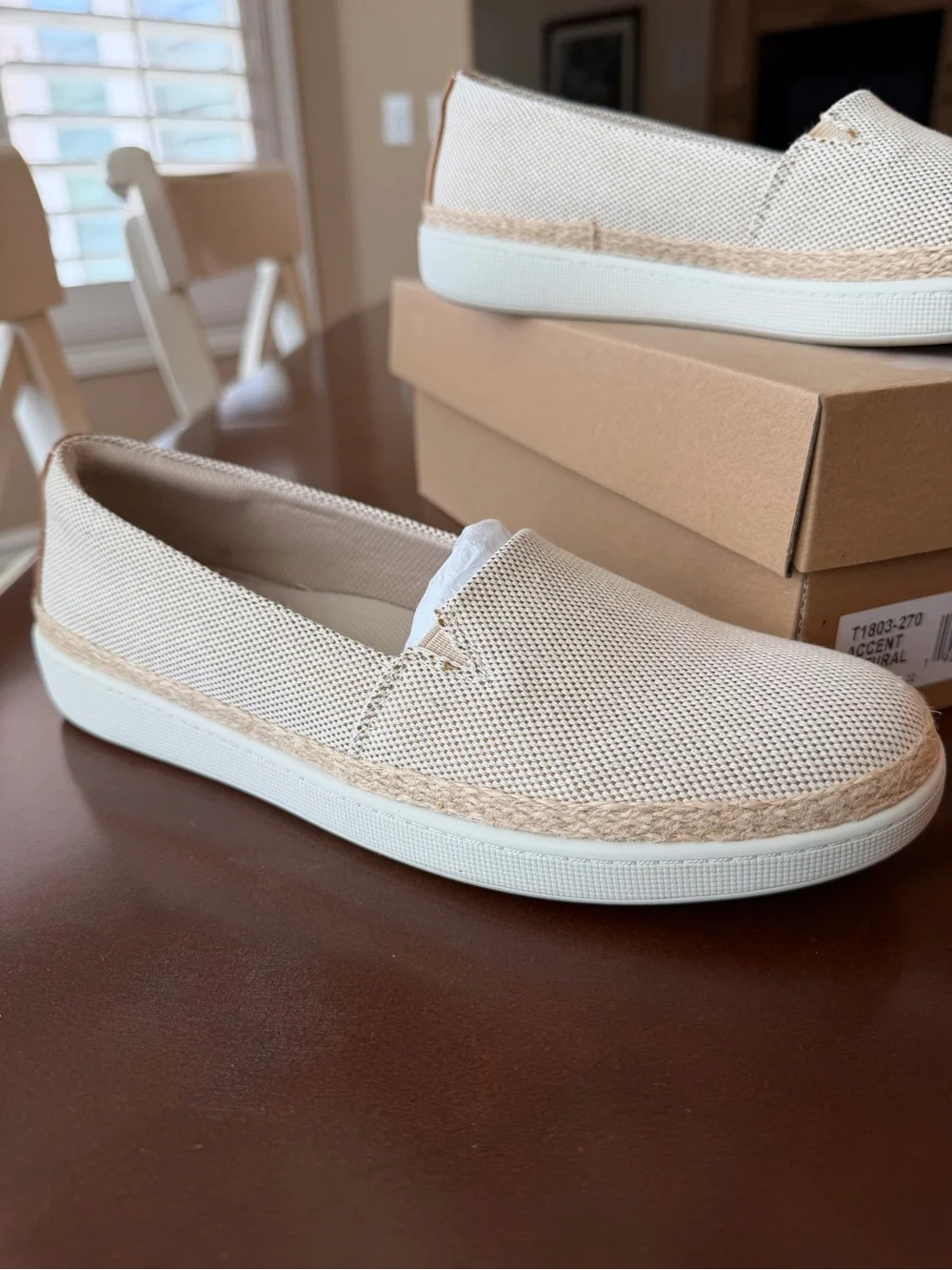 Trotters Slip-On Espadrille Sneakers in Natural